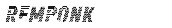 Remponk font preview